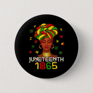 Juneteenth Celebrate African American Freedom Day 6 Cm Round Badge