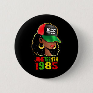 Juneteenth Celebrate African American Freedom Day 6 Cm Round Badge