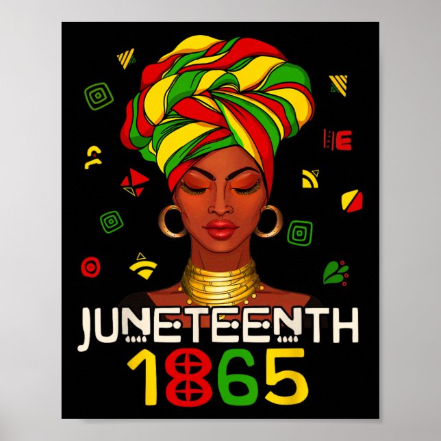 Juneteenth Celebrate African American Freedom Day  Poster (Front)
