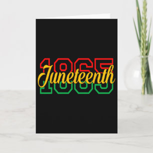 Juneteenth Celebrate Black Freedom 1865 History Mo Card