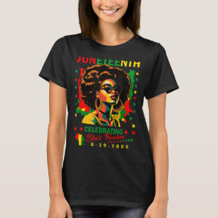 Juneteenth celebrate black freedom day black girl T-Shirt
