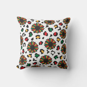 Juneteenth celebrate black history melanin family. cushion