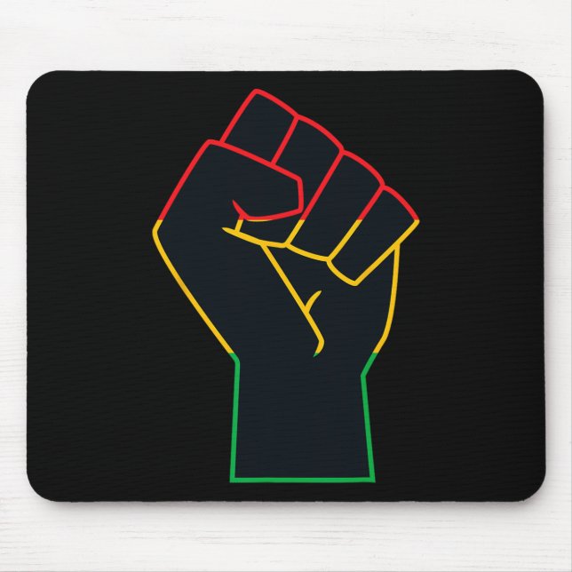 Juneteenth Celebrates Black African American Freed Mouse Mat (Front)
