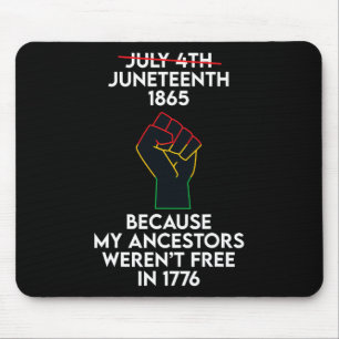 Juneteenth Celebrates Black African American Freed Mouse Mat