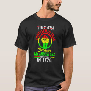Juneteenth Celebrates Black African American Freed T-Shirt