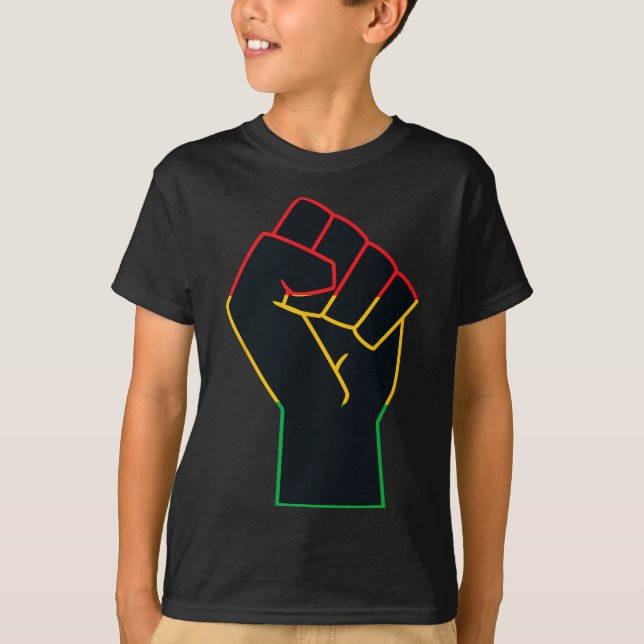 Juneteenth Celebrates Black African American Freed T-Shirt (Front)