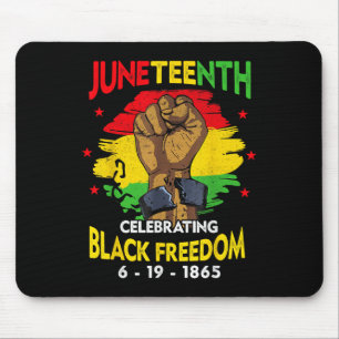 Juneteenth Celebrating Black Freedom 1865 African Mouse Mat