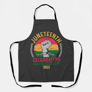 Juneteenth Celebrating Black Freedom 1865 Apron