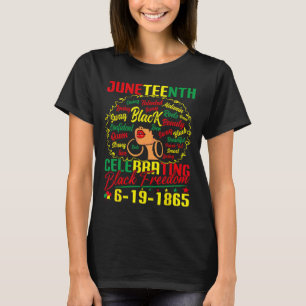 Juneteenth Celebrating Black Freedom 1865 T-Shirt