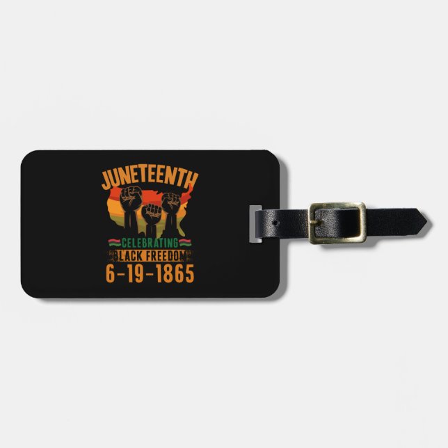 Juneteenth Celebrating Black Freedom 186 African Luggage Tag (Front Horizontal)