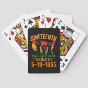 Juneteenth Celebrating Black Freedom 186 African Playing Cards