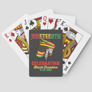 Juneteenth Celebrating Black Freedom 6 19 1865 Playing Cards