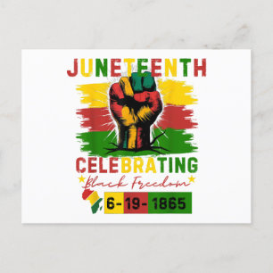 Juneteenth Celebrating Black Freedom Black History Holiday Postcard