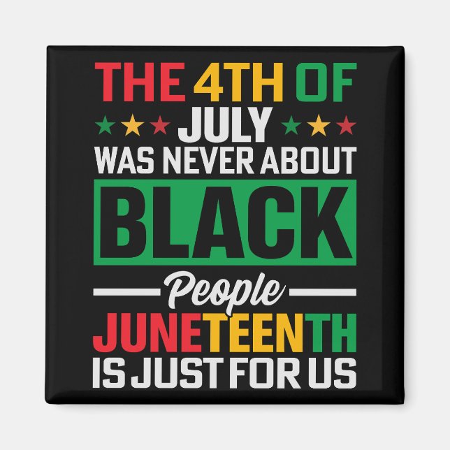 Juneteenth: Celebrating Our Heritage Magnet (Front)