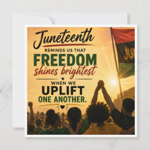 Juneteenth Celebration Card