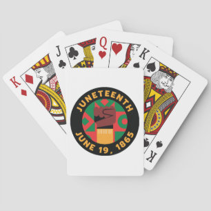 Juneteenth Celebration  Commemorating Freedom and  Playing Cards