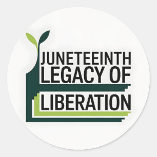 Juneteenth Classic Round Sticker