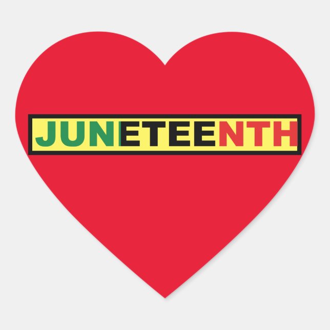 Juneteenth Classic Round Sticker (Front)