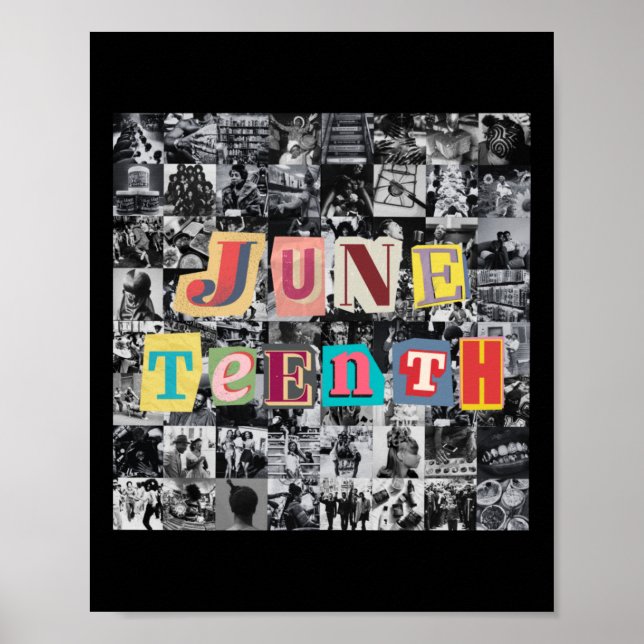 Juneteenth Collage  Poster (Front)