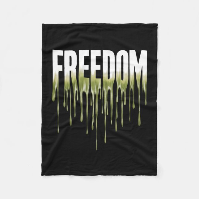 Juneteenth Commemorative  Fleece Blanket (Front)