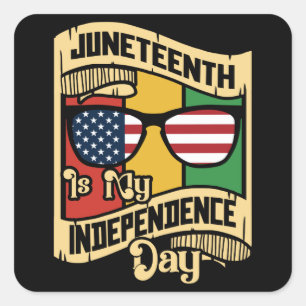 Juneteenth Day Square Sticker
