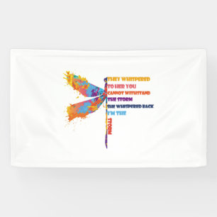 Juneteenth Dragonfly Banner