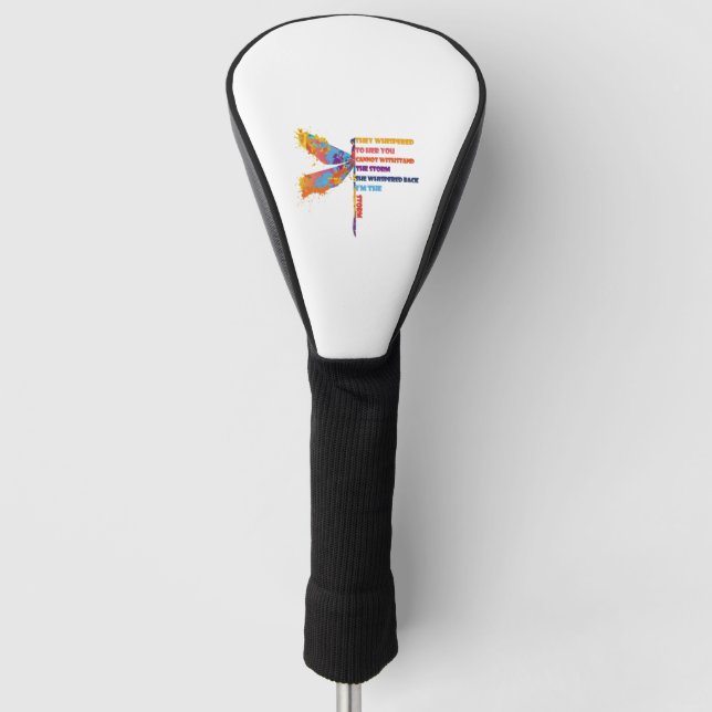 Juneteenth Dragonfly   Golf Head Cover (Front)
