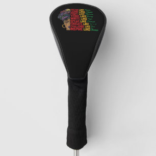 Juneteenth Dream Lead Fight Like Black Freedom Golf Head Cover