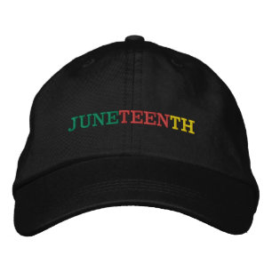 JUNETEENTH EMBROIDERED HAT