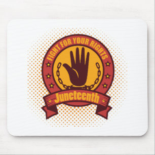 Juneteenth fight for your rights mouse mat