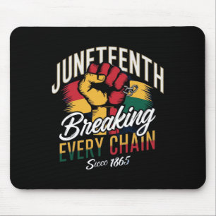 Juneteenth For African American Freedom 1865 Mouse Mat