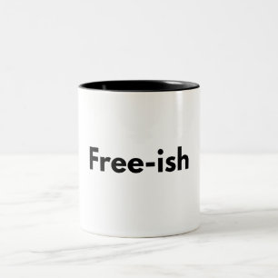 Juneteenth Free-ish Two-Tone Coffee Mug