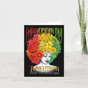 Juneteenth Freedom Day African American June 19th Card