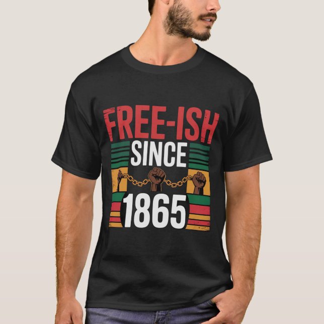 Juneteenth Freedom Day Afrocentric Art – Black Pri T-Shirt (Front)