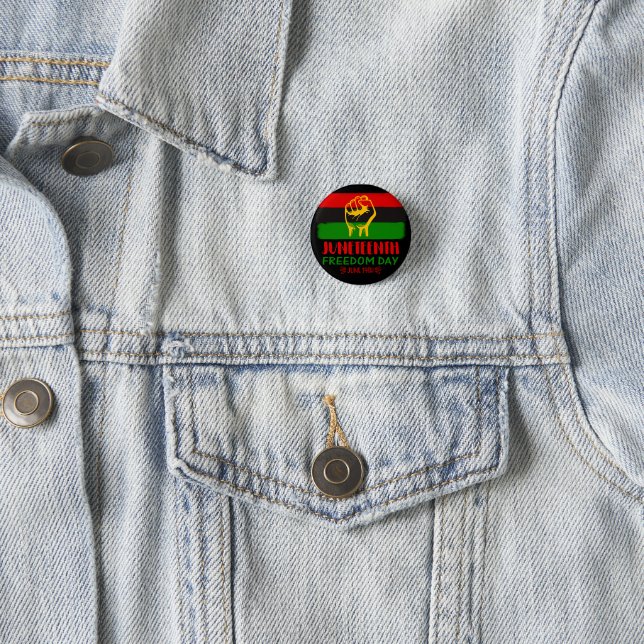 Juneteenth Freedom Day Black History  3 Cm Round Badge (In Situ)