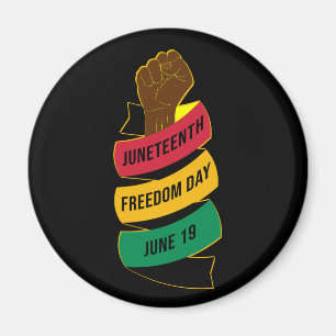 Juneteenth Freedom Day Black History    Magnet