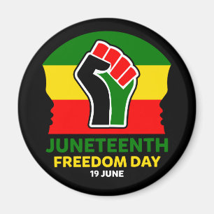 Juneteenth Freedom Day Black History   Magnet