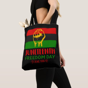Juneteenth Freedom Day Black History Tote Bag