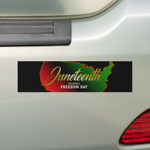 Juneteenth Freedom Day Bumper Sticker