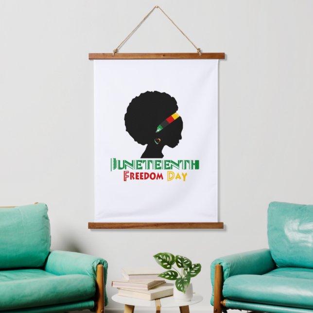 Juneteenth Freedom day Celebration Hanging Tapestry (Living Room)