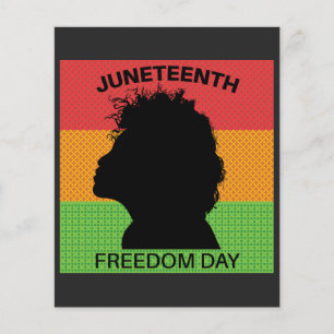 Juneteenth Freedom Day, Flag Pattern Flyer