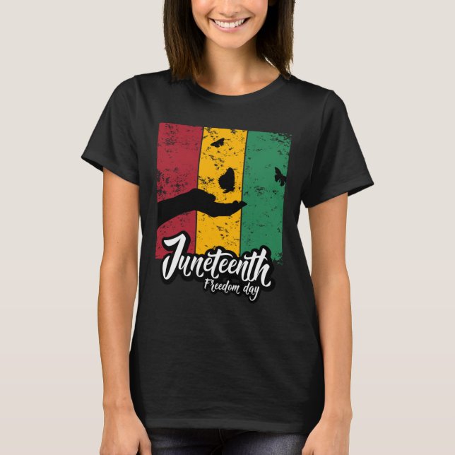 Juneteenth Freedom Day. Juneteenth Independence T-Shirt (Front)