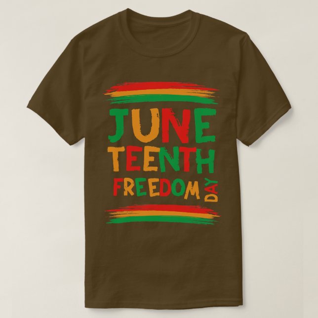Juneteenth Freedom day T-Shirt (Design Front)