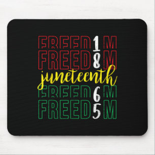 Juneteenth Freedom - June 19th 1865 African Afro H Mouse Mat