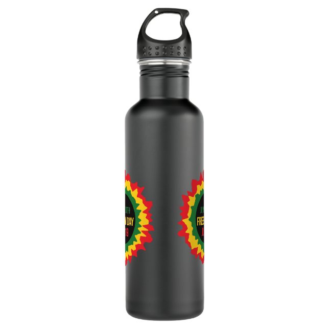 Juneteenth Freedom Liberation June 19th 710 Ml Water Bottle (Front)