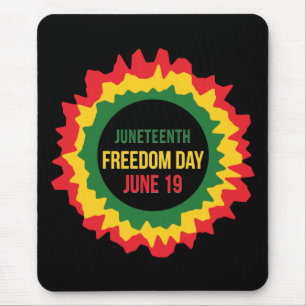Juneteenth Freedom Liberation June 19th Mouse Mat