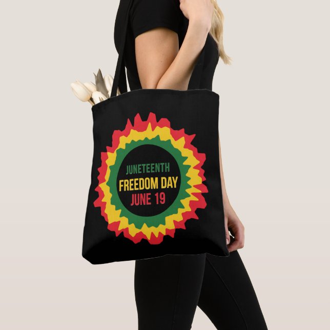 Juneteenth Freedom Liberation June 19th  Tote Bag (Close Up)