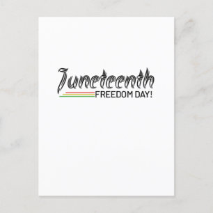 Juneteenth, Freedom of African American. Postcard