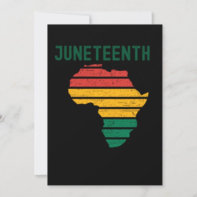 Juneteenth Happy Freedom Day From.Png Save The Date (Front)