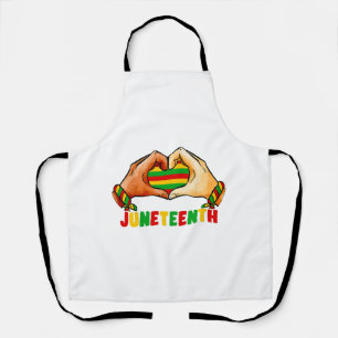 Juneteenth Heart  Apron